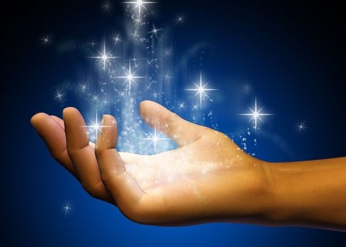 The magic in her healing and growing touch...